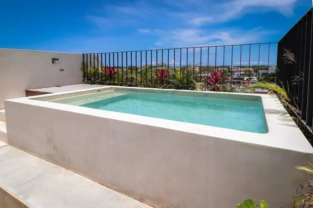 Apartamento 2 Bdr Stunning Designer Loft - Centro Tulum México