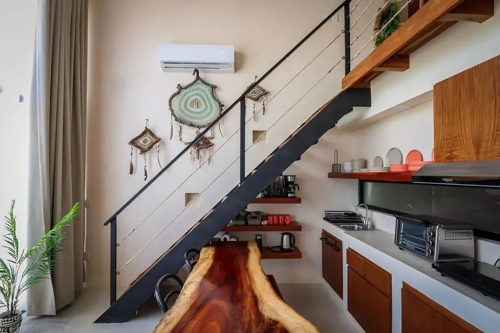 Apartamento 2 Bdr Stunning Designer Loft - Centro Tulum