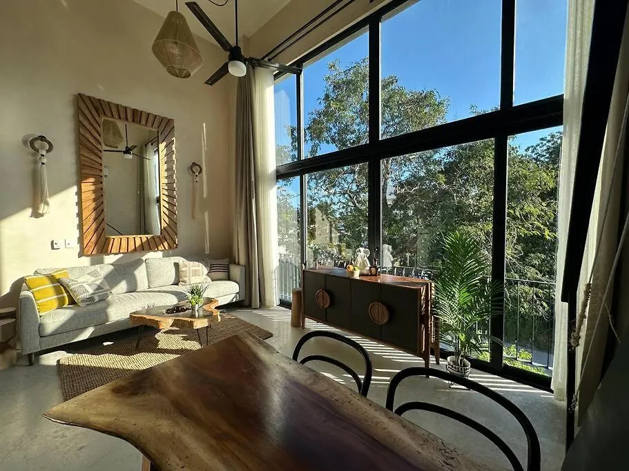 Apartamento 2 Bdr Stunning Designer Loft - Centro Tulum